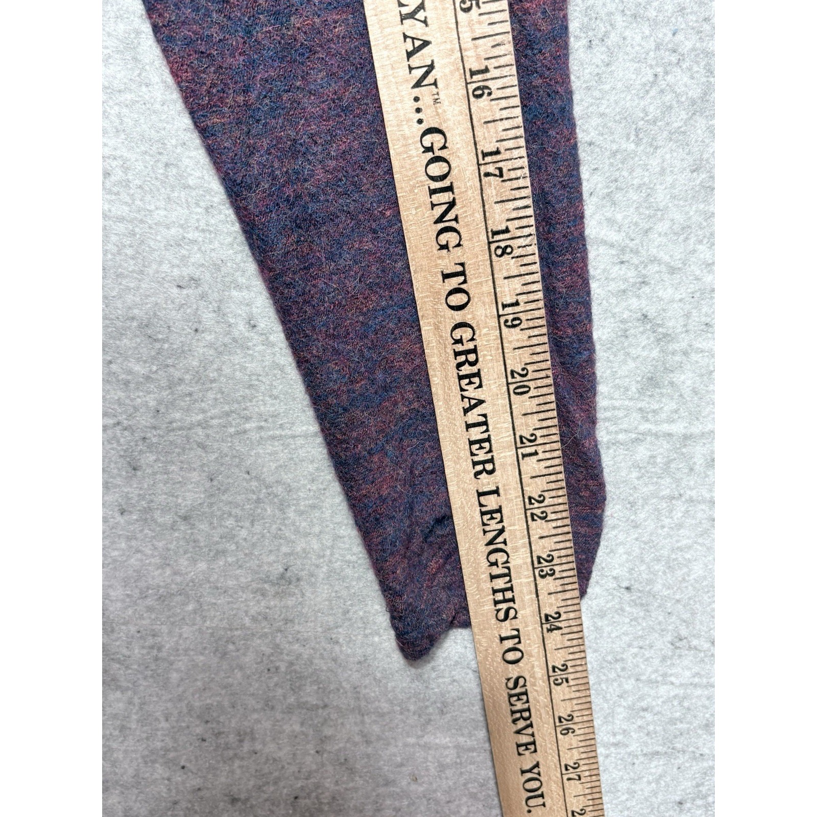 Appalachian Gear Co 100% Peruvian Alpaca Purple Hooded Sweater Men's S Usa New — image 8 of 8